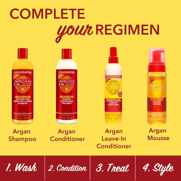 Creme of Nature Shampoo Argan Oil 591ml - Image 3