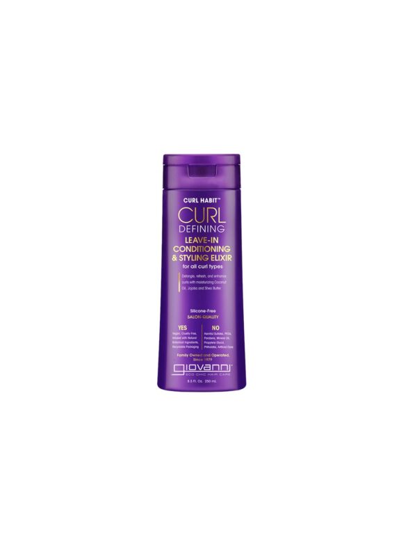 Giovanni Leave in & Elixir Curl Habit 250ml - Image 1