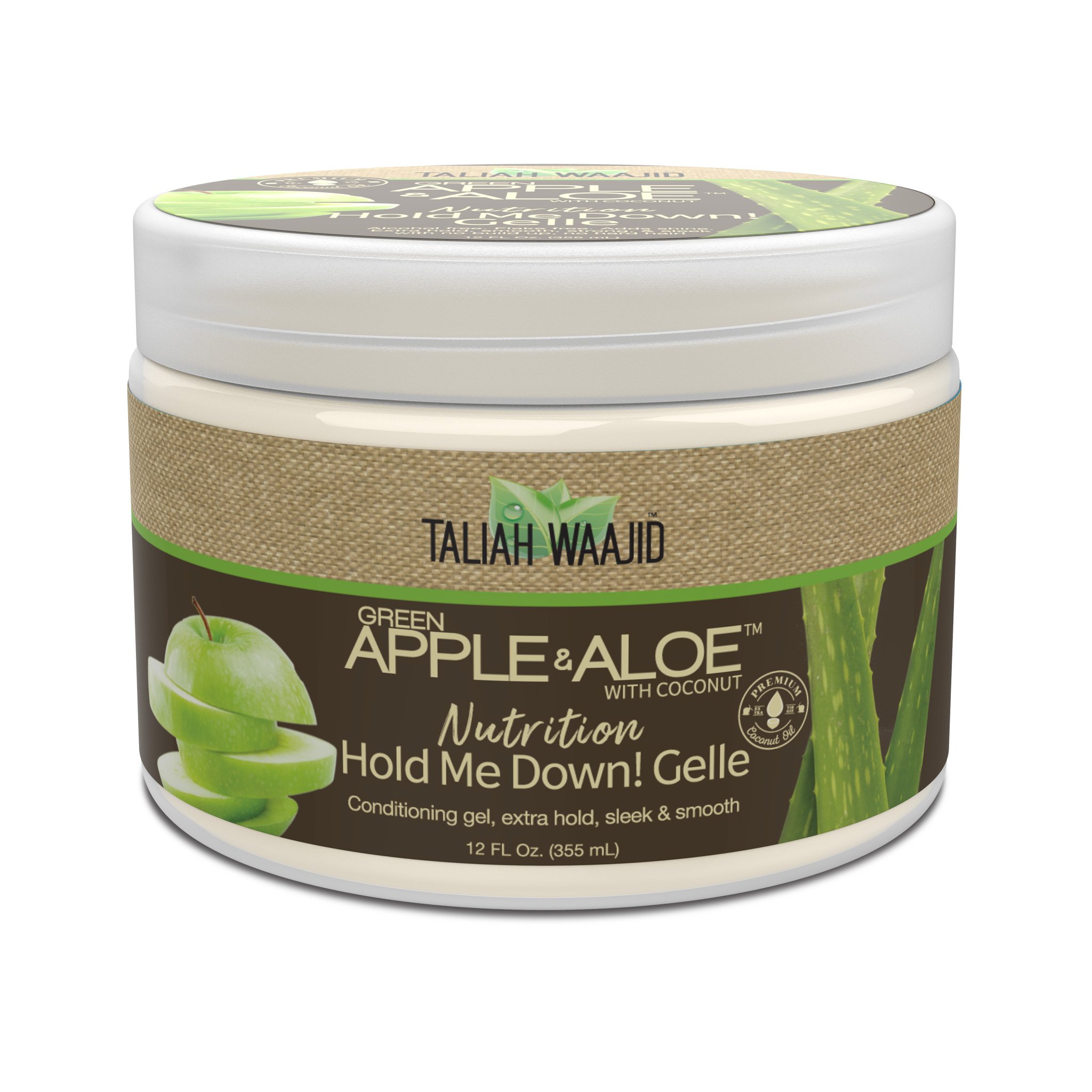Apple-Aloe-Nutrition-Hold-Me-Down_-Gelle-12oz.jpg Taliah Waajid Green Apple Aloe Nutrition Hold Me Down! Gelle 355ml - Image 1
