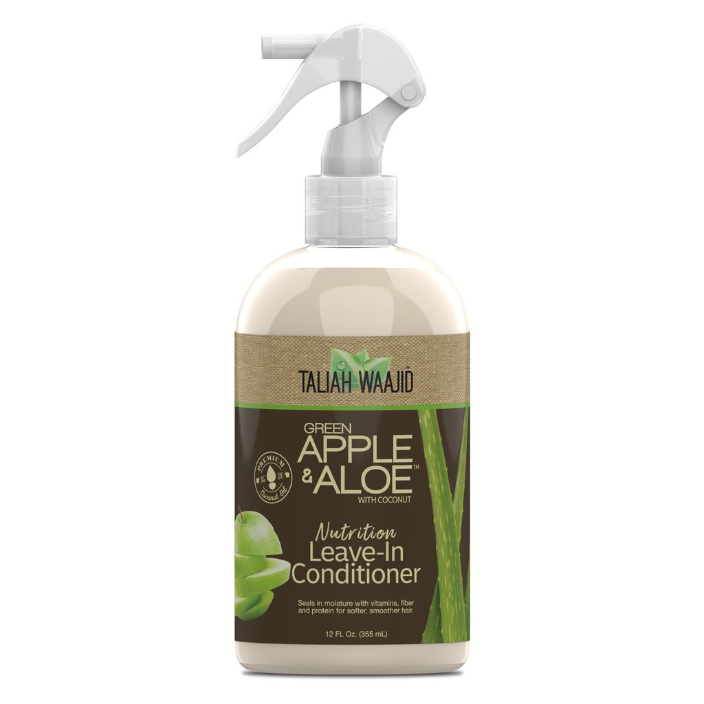 Apple-Aloe-Nutrition-Leave-In-Conditioner-12oz_Flat_1024x1024.jpg Taliah Waajid Green Apple and Aloe Leave-in Conditioner 355ml - Image 1