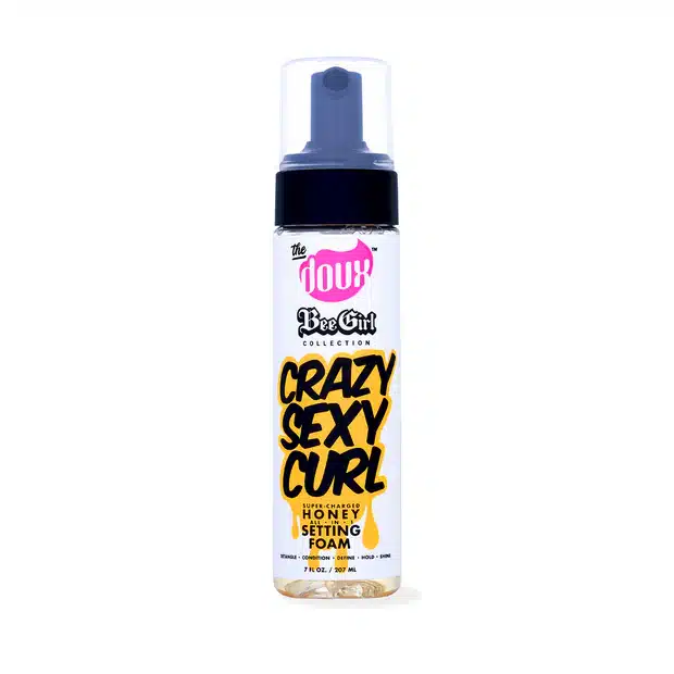 CSC1.webp The Doux Bee Girl Crazy Sexy Curl Honey Setting Foam 207ml - Image 1