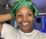 Cantu Acessórios Touca + Lenço Cetim Verde - Image 2