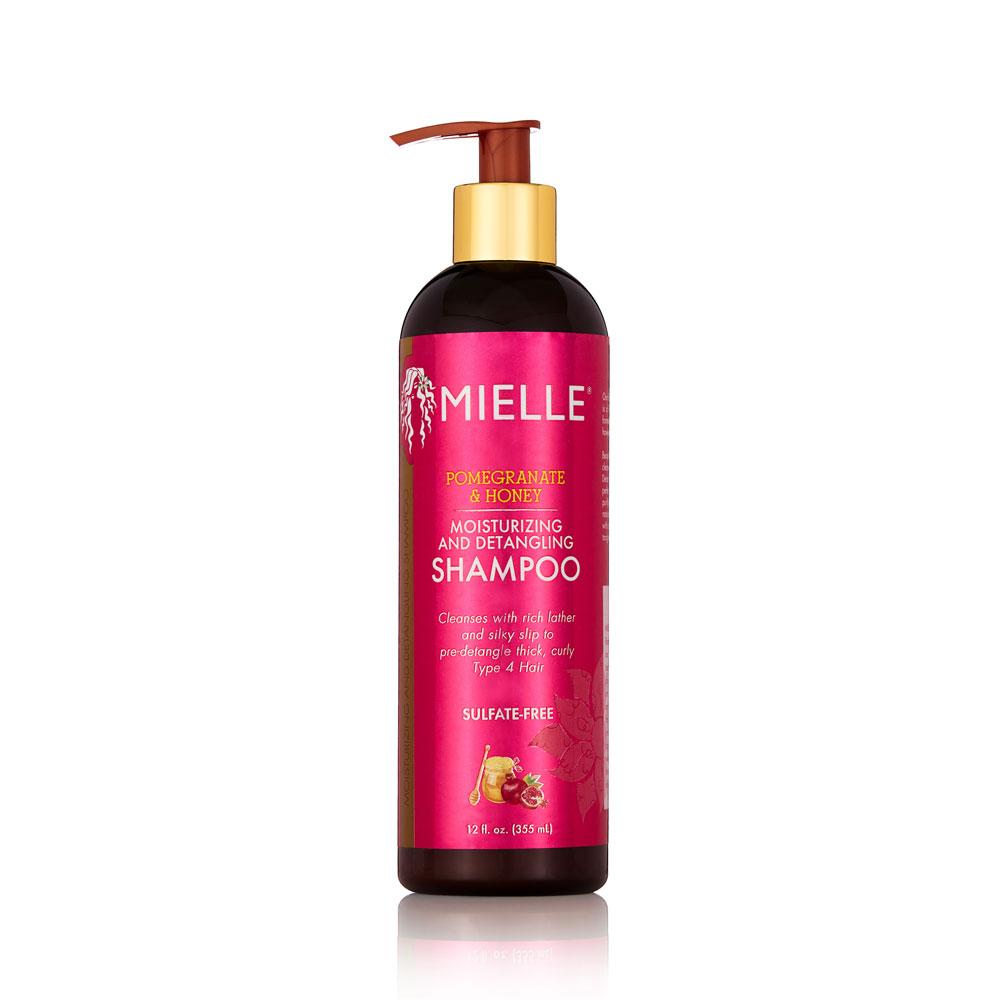 MIELLE_ORGANICS_POMEGRANATE___HONEY_MOISTURIZING_SHAMPOO_12OZ_159425813_1400x.jpg Mielle Shampoo Pomegranate e Mel 355ml - Image 1