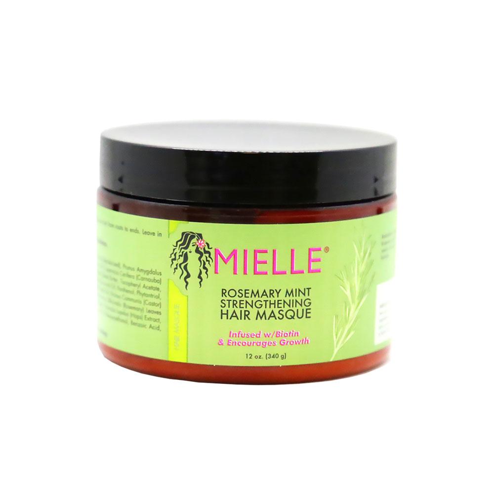 Rosemary-Mint-Strengthening-Hair-Masque.jpg Mielle Mint Máscara 340g - Image 1