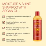 Creme of Nature Shampoo Argan Oil 591ml - Image 2