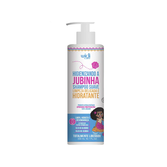 jubinha-shampoo-qkr6c5n2a4_700x.webp Widicare Shampoo Suave Limpeza Delicada e Hidratante Jubinha 300ml - Image 1
